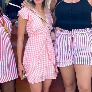 Lost + Wander | Brunch Ruffle Gingham Dress